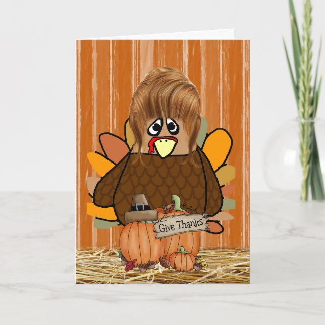 Carte de voeux bon thanksgiving jour (Devant)