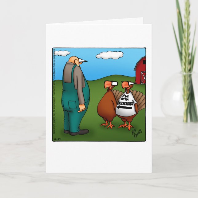 Carte de voeux Bon thanksgiving personnalisable (Devant)