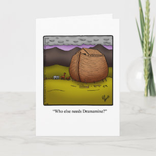 Carte de voeux Bon Voyage Humour