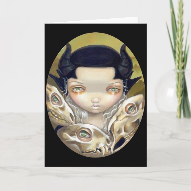 Carte de voeux "Bones délicates" (Devant)