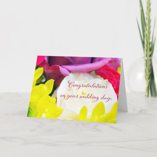 Carte de vœux "Bouquet de mariage 1."