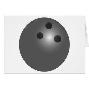 Carte de voeux Bowling Ball