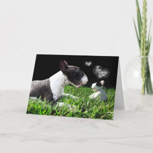Carte de voeux Bull Terrier