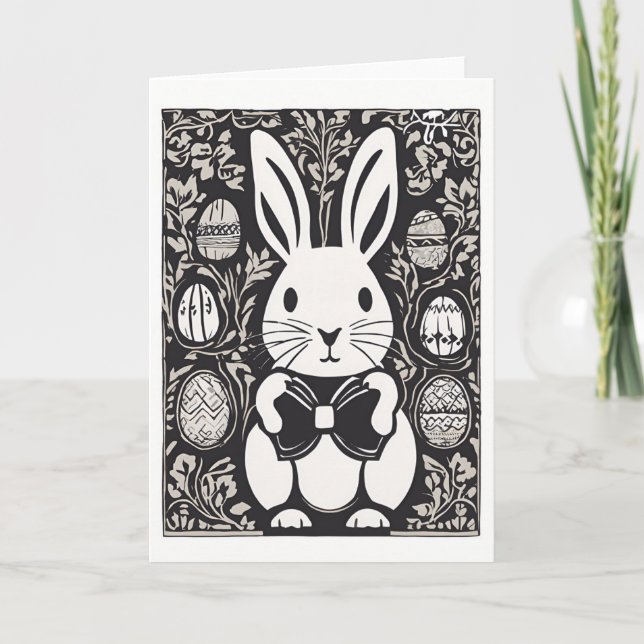 Carte de voeux Bunny de Pâques (Devant)