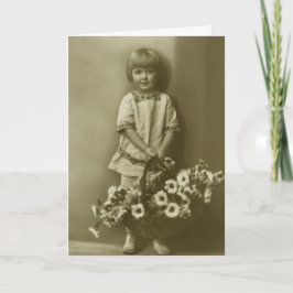Carte de vœux - Carte de la fête des mères, fille 
