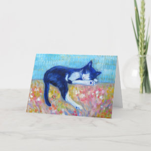 Carte de voeux Cat on Canch