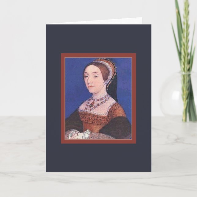 Carte de voeux Catherine Howard (Tudors) (Devant)