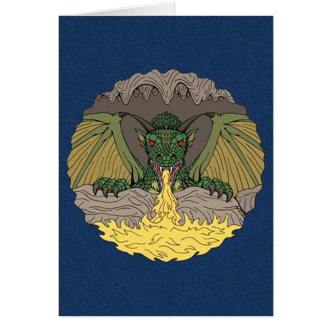 Carte de voeux Cavern Dragon 2016 (Devant)