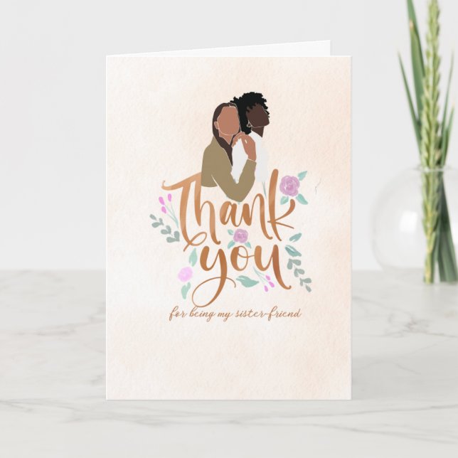 Carte de voeux : Célébration de la Sisterhood (Devant)