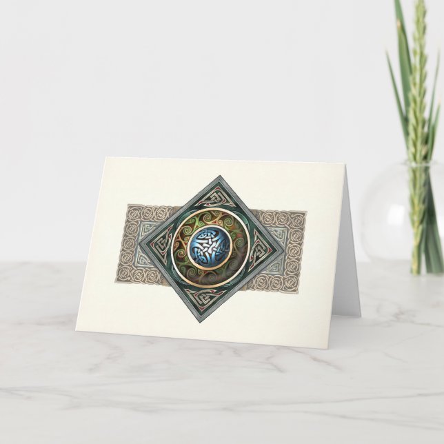 Carte de voeux Celtic Knotwork Design (Devant)