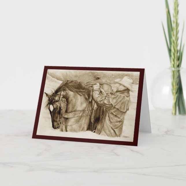 Carte de voeux "Celui pour le travail" (Devant)