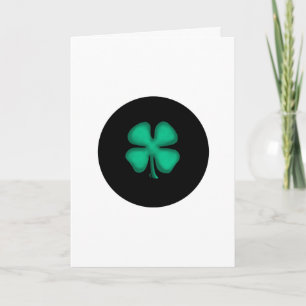 Carte de vœux Cercle irlandais noir