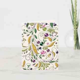 Carte de voeux - cercle toscan