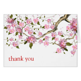 Carte de voeux Cerry Blossom Jolie Merci