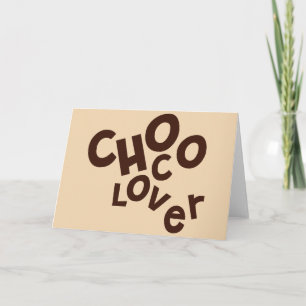 Carte de voeux Choco Lover