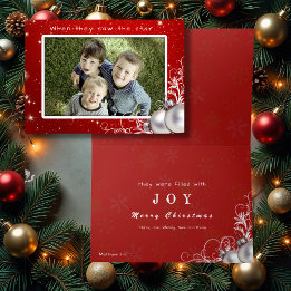 Carte de voeux Christian Christmas Big Photo