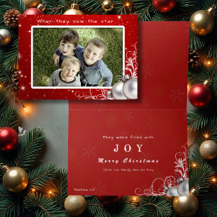 Carte de voeux Christian Christmas Big Photo