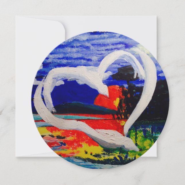 Carte de voeux circulaire (Devant)