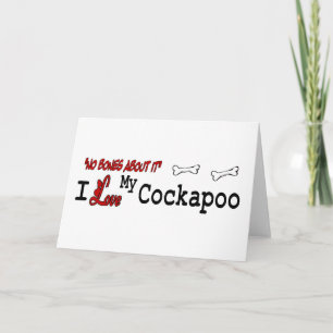Carte de voeux Cockapoo (I Love)