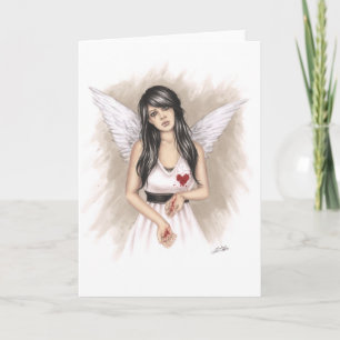 Carte de voeux Coeurs cassés