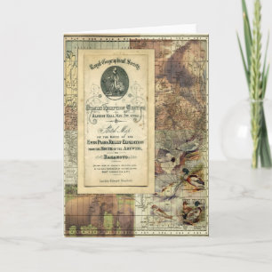 Carte de voeux Collections de la Société royale gé