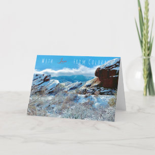 Carte de voeux Colorado