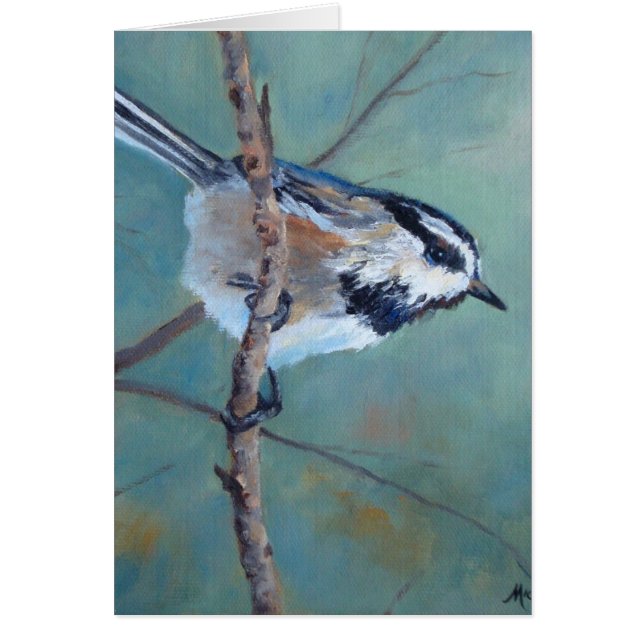 Carte de voeux Colorado Chickadee (Devant)