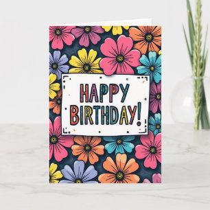 Carte de vœux colorée pour célébration
