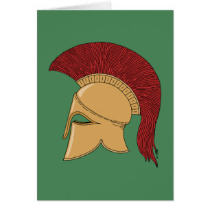 Carte de voeux Corinthian Casque
