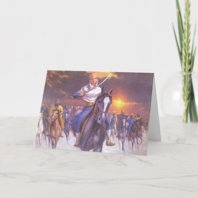 Carte de voeux courageuse. (Devant)