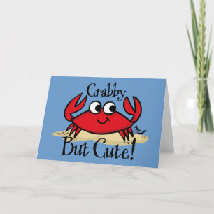 Carte De Voeux Crabby Mais Mignonne