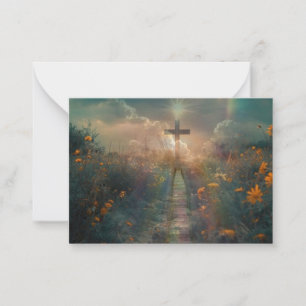 Carte de voeux croisée