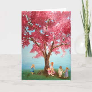 Carte de voeux "Cupcake tree"