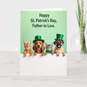 Carte de vœux Cute Pets Peek