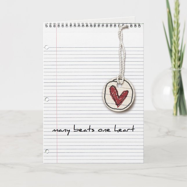 carte de voeux d'adoption (Devant)