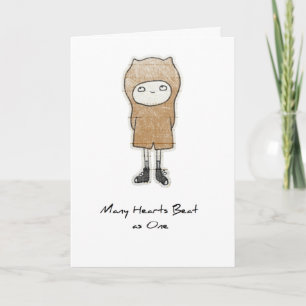 carte de voeux d'adoption