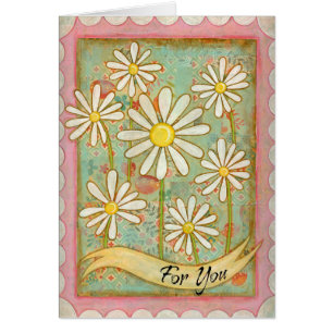 Carte de voeux Daisy