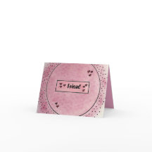 Carte de voeux d'amitié