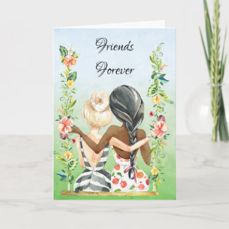 Carte de voeux d'amitié