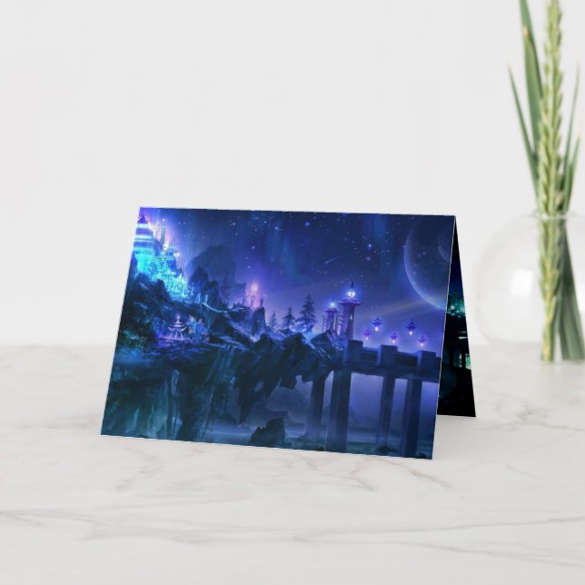 Carte de voeux d'Anime (Devant)