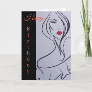 Carte de vœux d'anniversaire