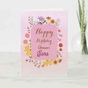 Carte de voeux d'anniversaire