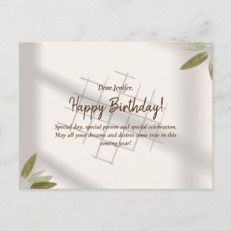 Carte de voeux d'anniversaire