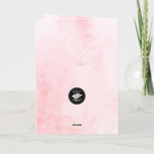 Carte de voeux d'anniversaire à thème chrétien pli