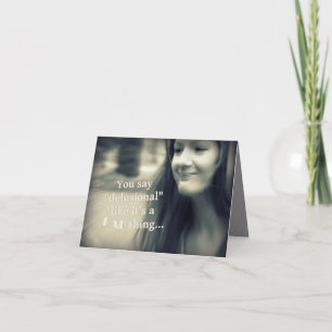 Carte de voeux d'anniversaire amusante