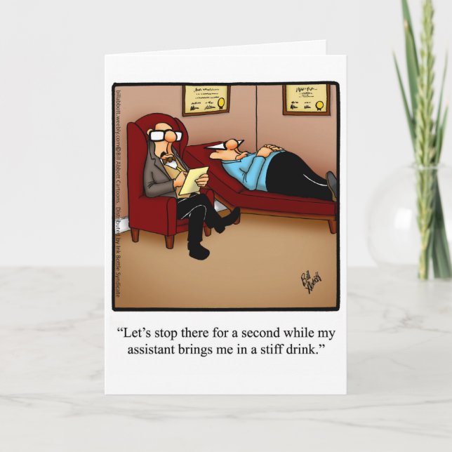 Carte de voeux d'anniversaire amusante (Devant)
