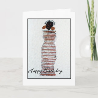 Carte de voeux d'anniversaire amusante
