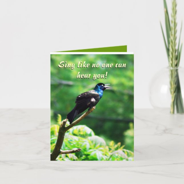 Carte de voeux d'anniversaire amusante (Devant)