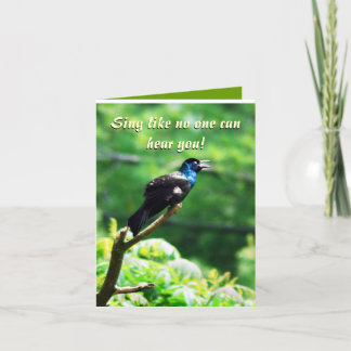 Carte de voeux d'anniversaire amusante