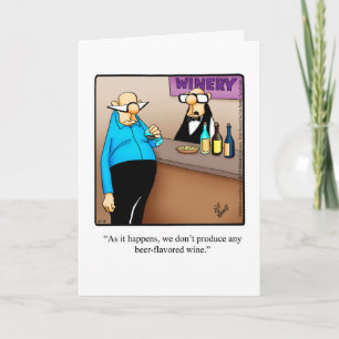 Carte de voeux d'anniversaire amusante